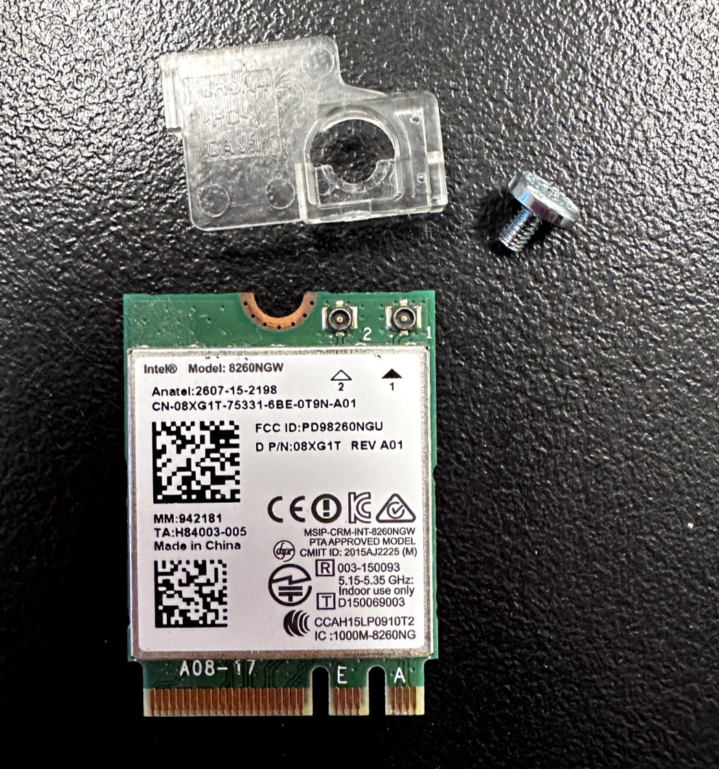 Intel Wireless-AC 8260 NGFF Dual Band 802.11ac 867Mbps + Bluetooth 4.2 Wifi Card