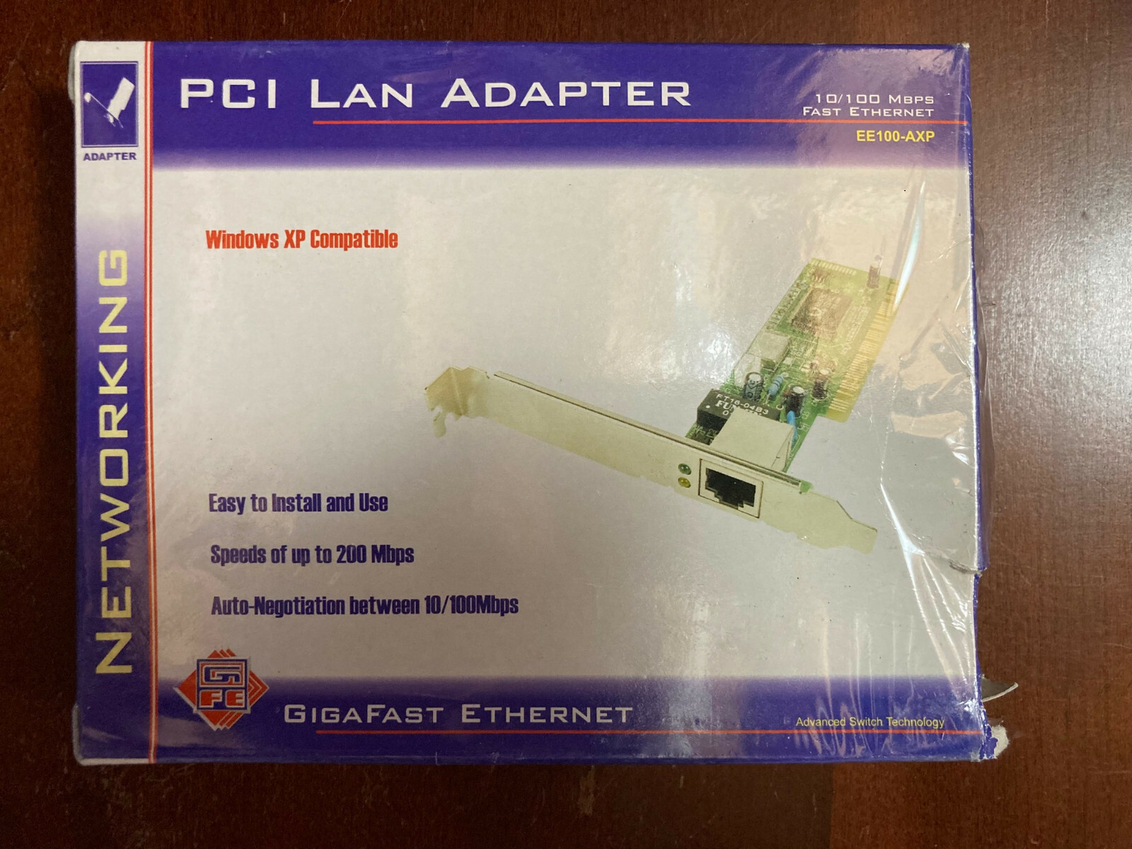 GigaFast EE100-AXP 100Base-T, 10Base-T Fast Ethernet PCI Card