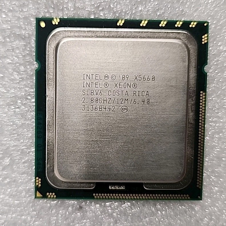 Intel Xeon X5660 SLBV6 2.80 GHz Six Core 12M LGA-1366 Server CPU Processor 95W