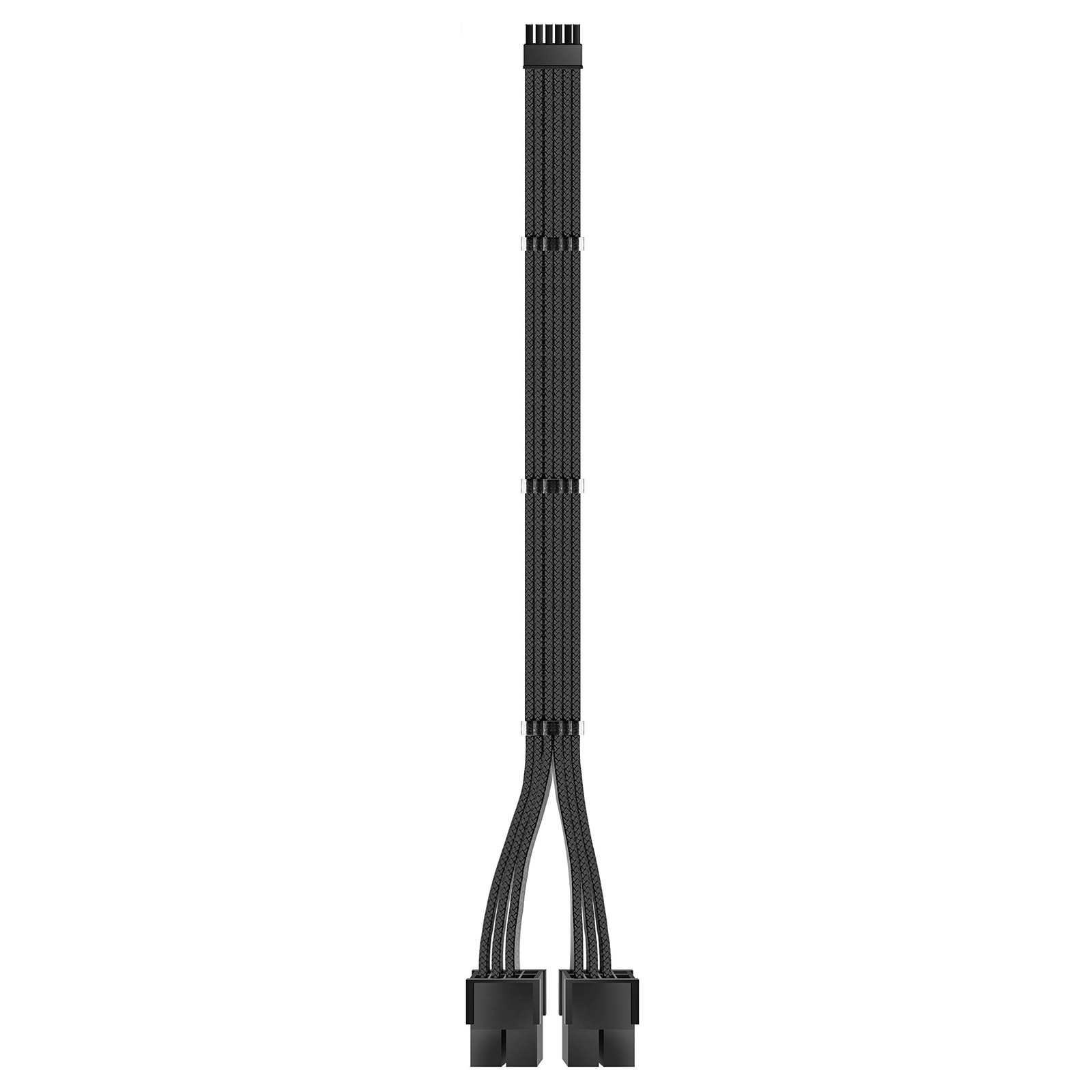 12 Pin To Dual 8 Pin PCIe Extension Cable Fits RTX 3060ti/3070/3080 FE Black