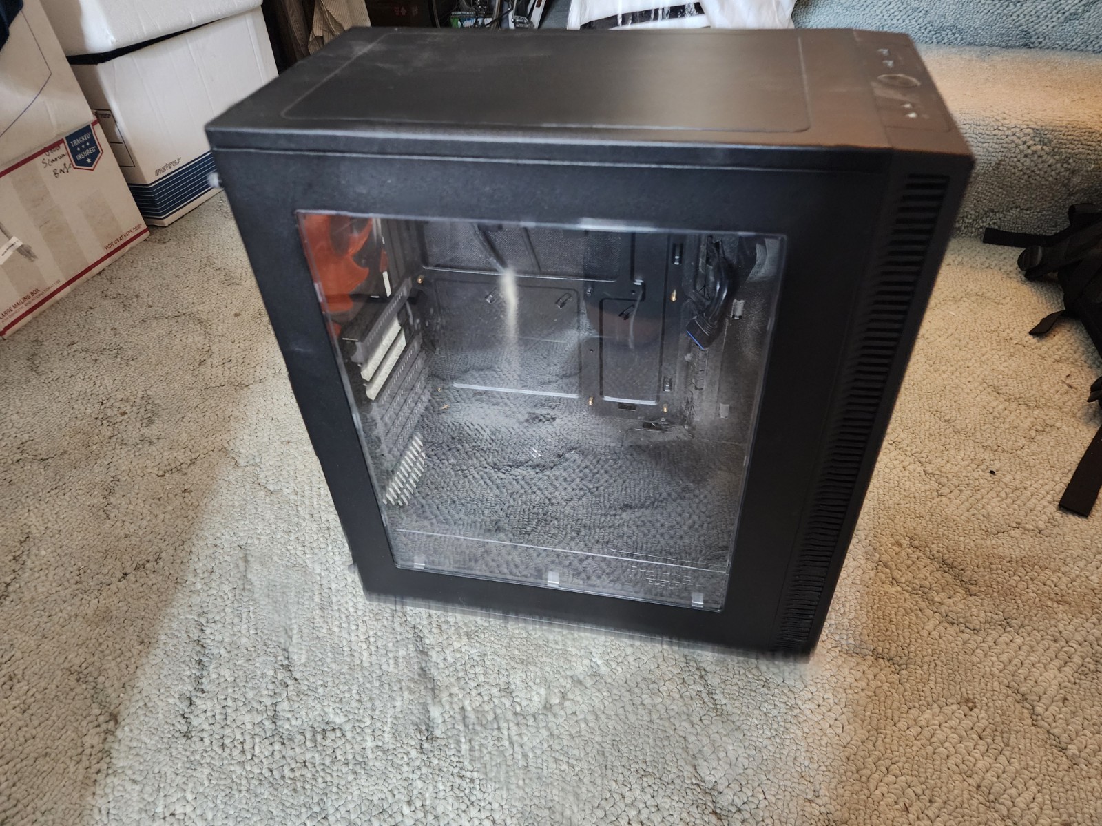 Fractal Design Define C Windowed- Compact Mid Tower ATX Case, Silent