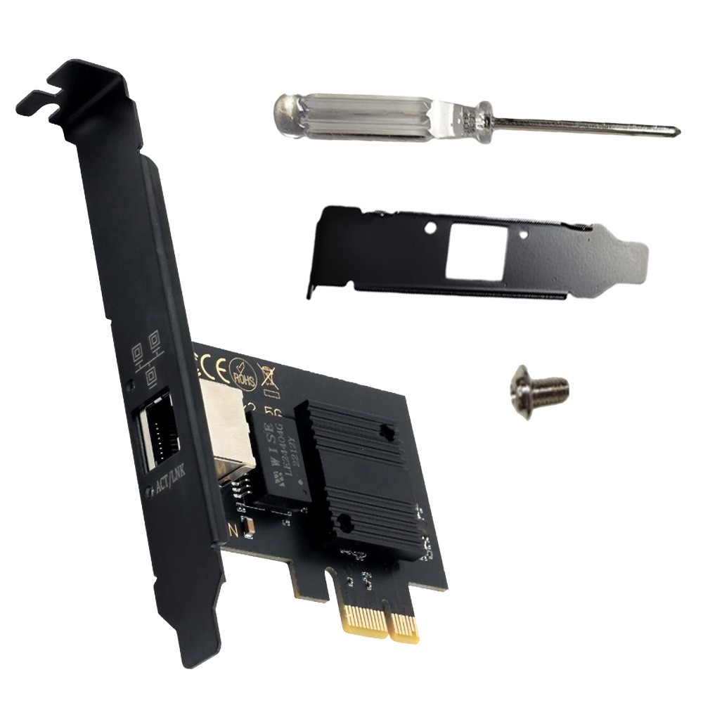 1x 2.5Gbps PCIe to RJ45 Intel I226 Ethernet Network Adapter NIC LAN Desktop Card