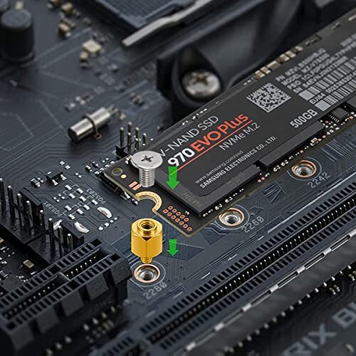 M.2 SSD Mounting Screws Kit for PS5 and Asus Gigabyte ASRock Msi AVE-003