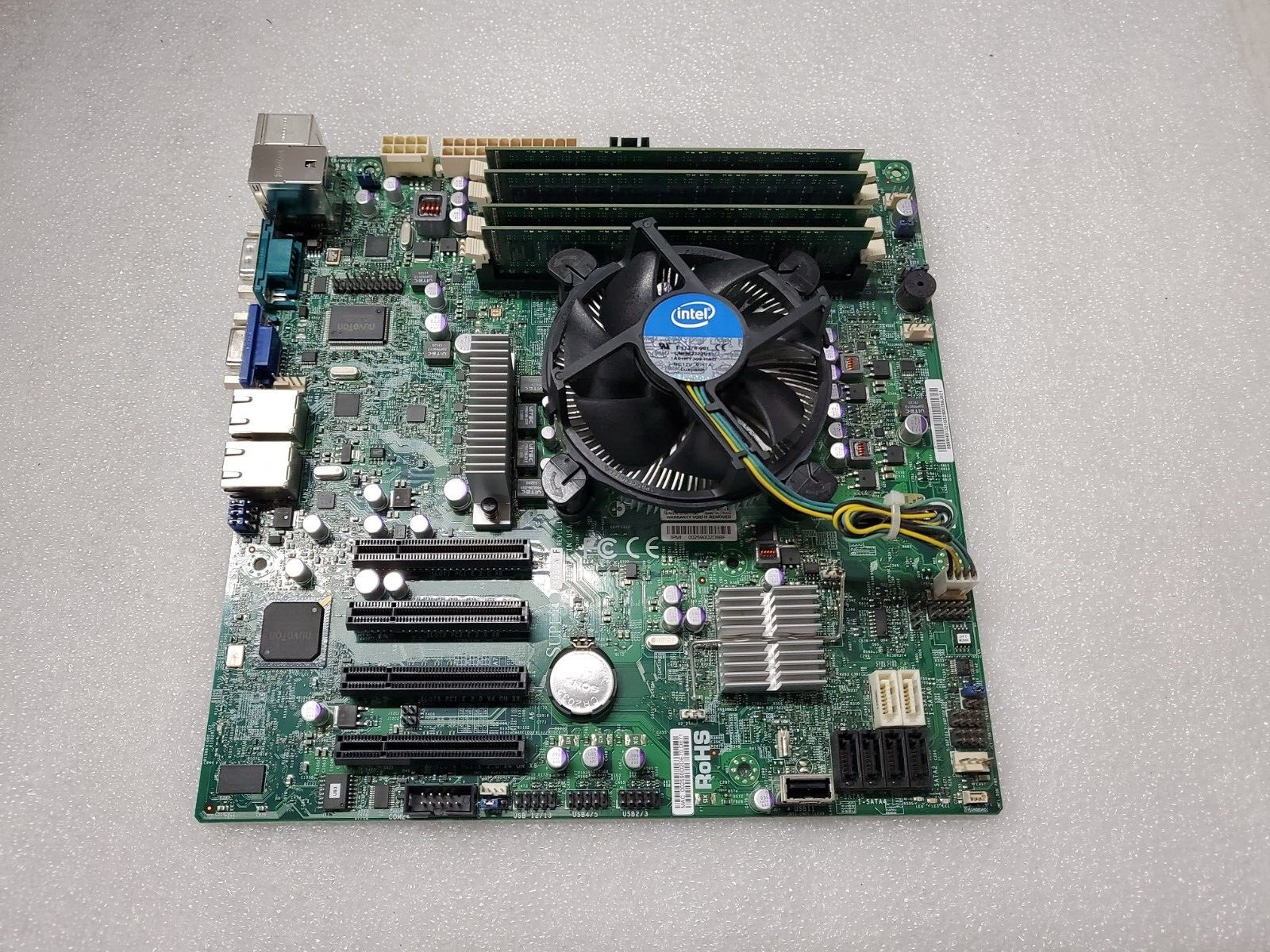 Supermicro motherboard X9scm-f, intel Xeon E3-1230v2 CPU & 16 GB Memory Combo