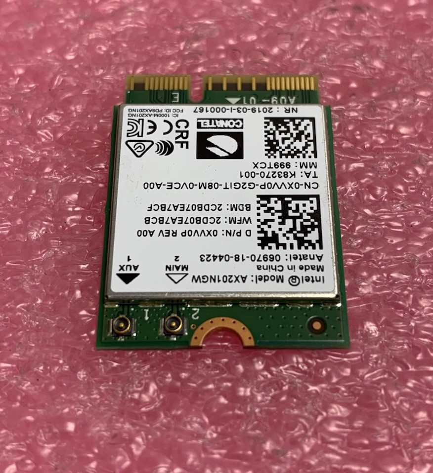Intel AX201NGW Dual Band Wi-Fi Bluetooth Network Card (Lot of 4)