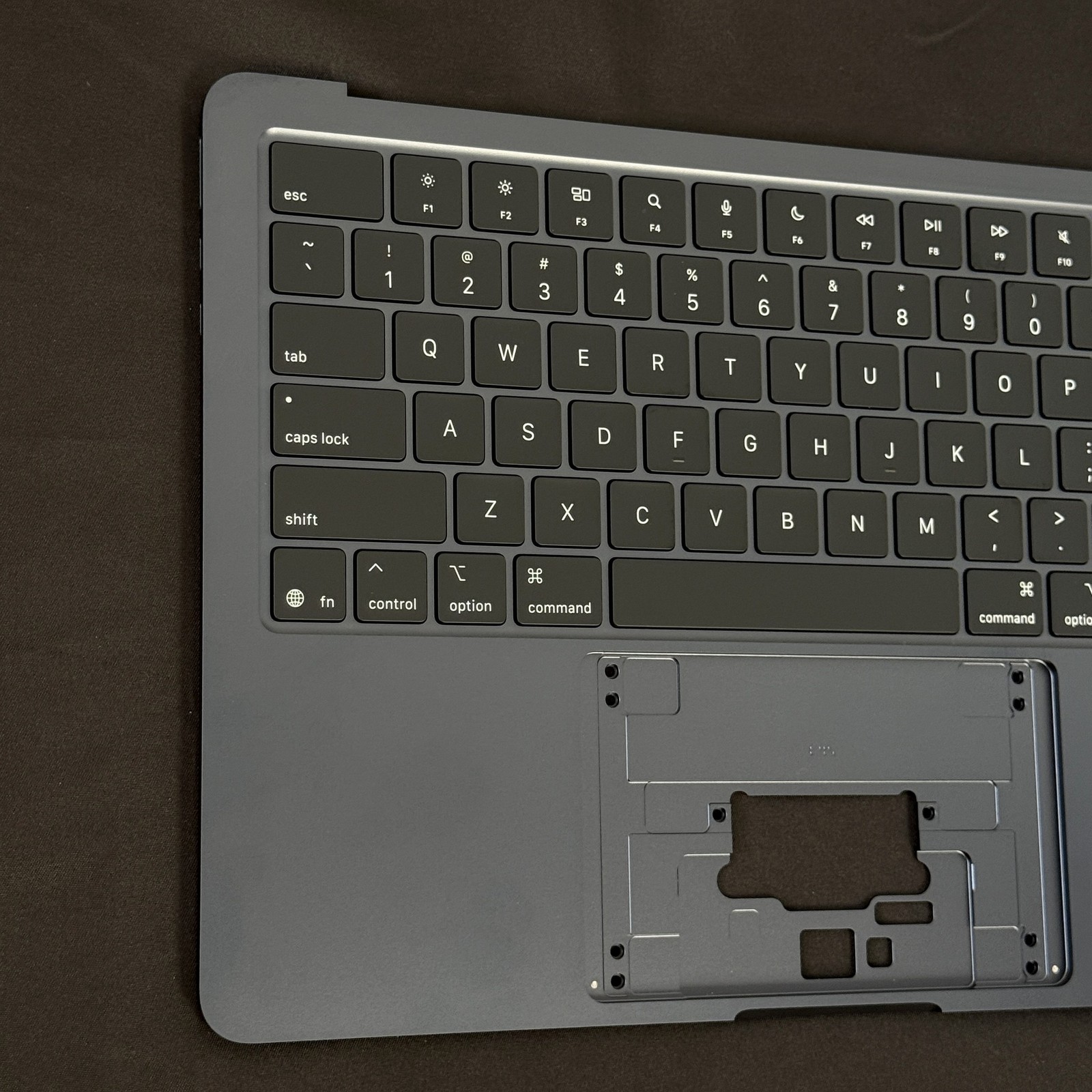 OEM Apple MacBook Air 13 inch A3240 M4 2025 Top Case Keyboard Midnight