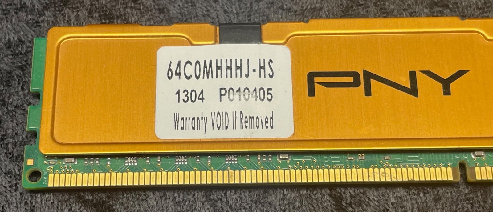 (2) – PNY 64COMHHHJ-HS 4GB DDR3-1333 Desktop Memory RAM – 8GB Total