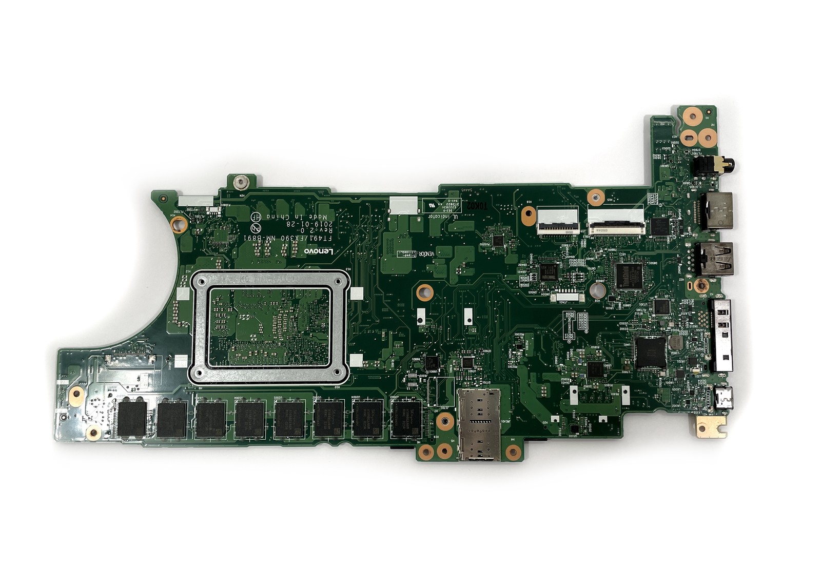Lenovo ThinkPad T490S i7-8665U 1.9GHz Motherboard w/o Fan 5B21C98843
