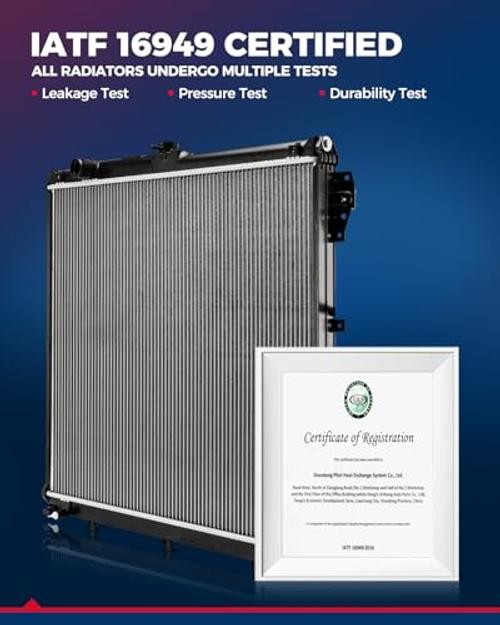 CU13129 Engine Cooling 2010 Ram 2500 5.7L, 2009-2017 1500, 2019-2023 1500