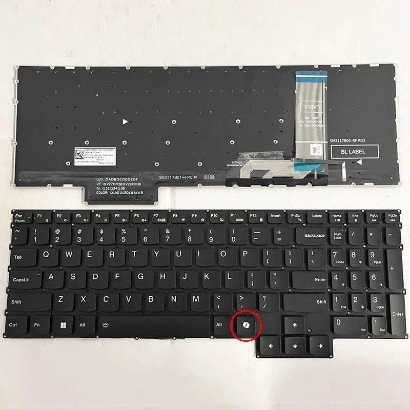 New for Lenovo LOQ 15ARP9 15IAX9 15AHP9 15IAX9I 15IRX9 G5000 Keyboard US Backlit