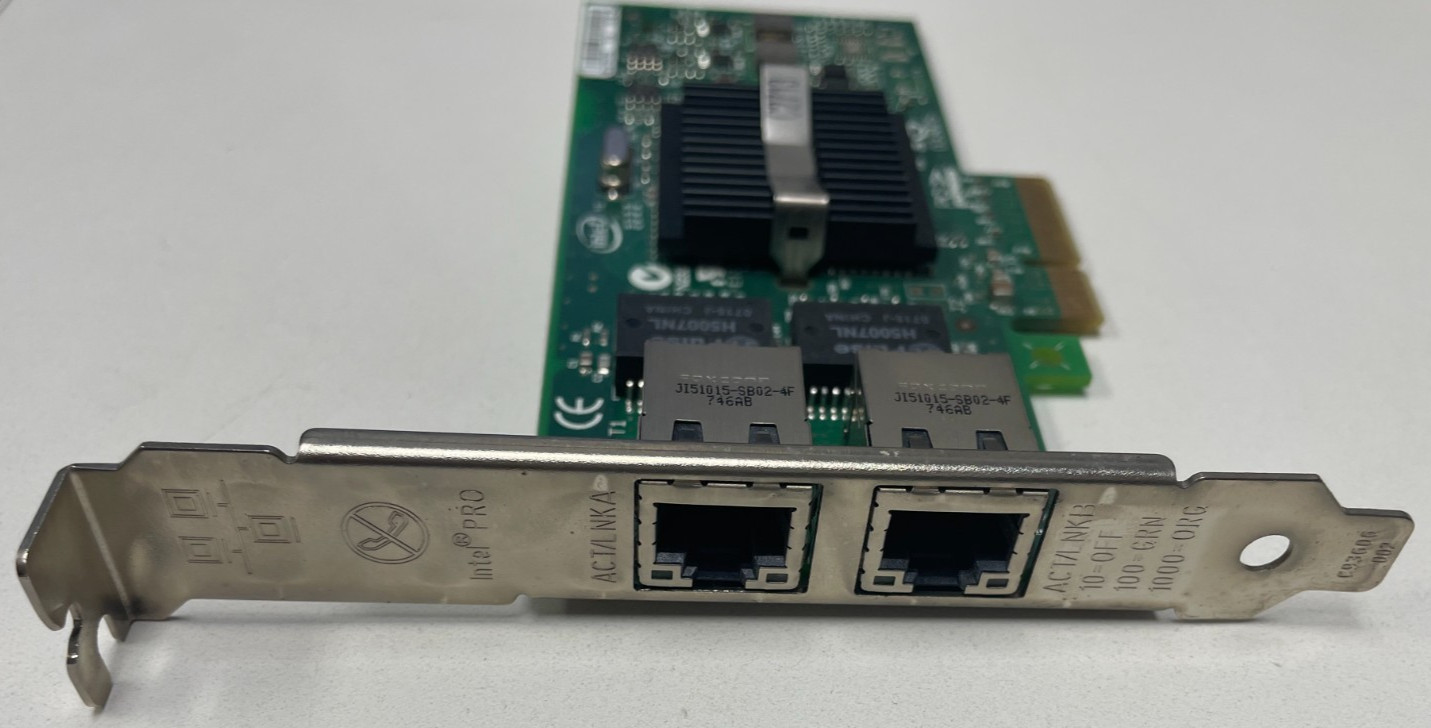 IBM Intel PRO/1000 PT Dual Port Gigabit Server Adapter FRU 39Y6128 39Y6127
