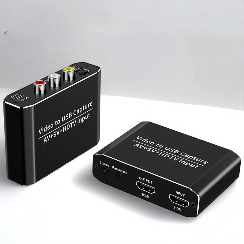 AV/S-Video/HDMI 3-in-1 USB 3.0 Capture Card + HD Converter (Driver-Free)