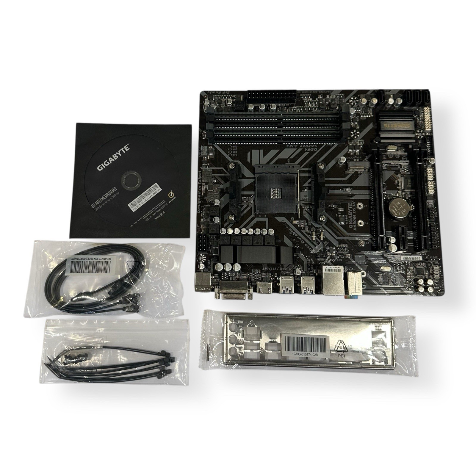 GIGABYTE B450M DS3H Motherboard AMD Micro ATX AM4 Ryzen PCI3 3.0 M.2 HDMI DDR4