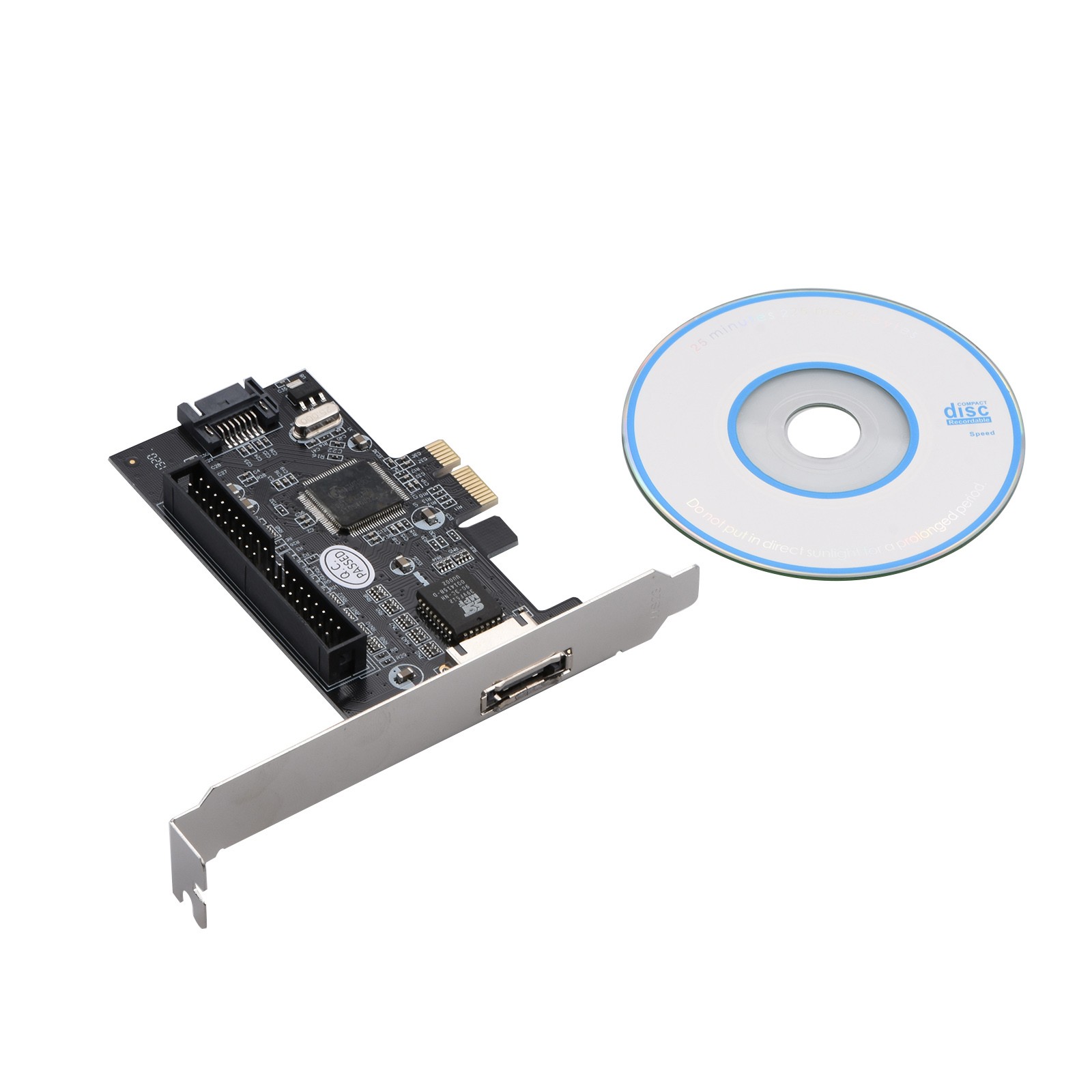 PCI-E to 3 port eSATA SATA IDE Expansion Card Raid Controller Adapter Card