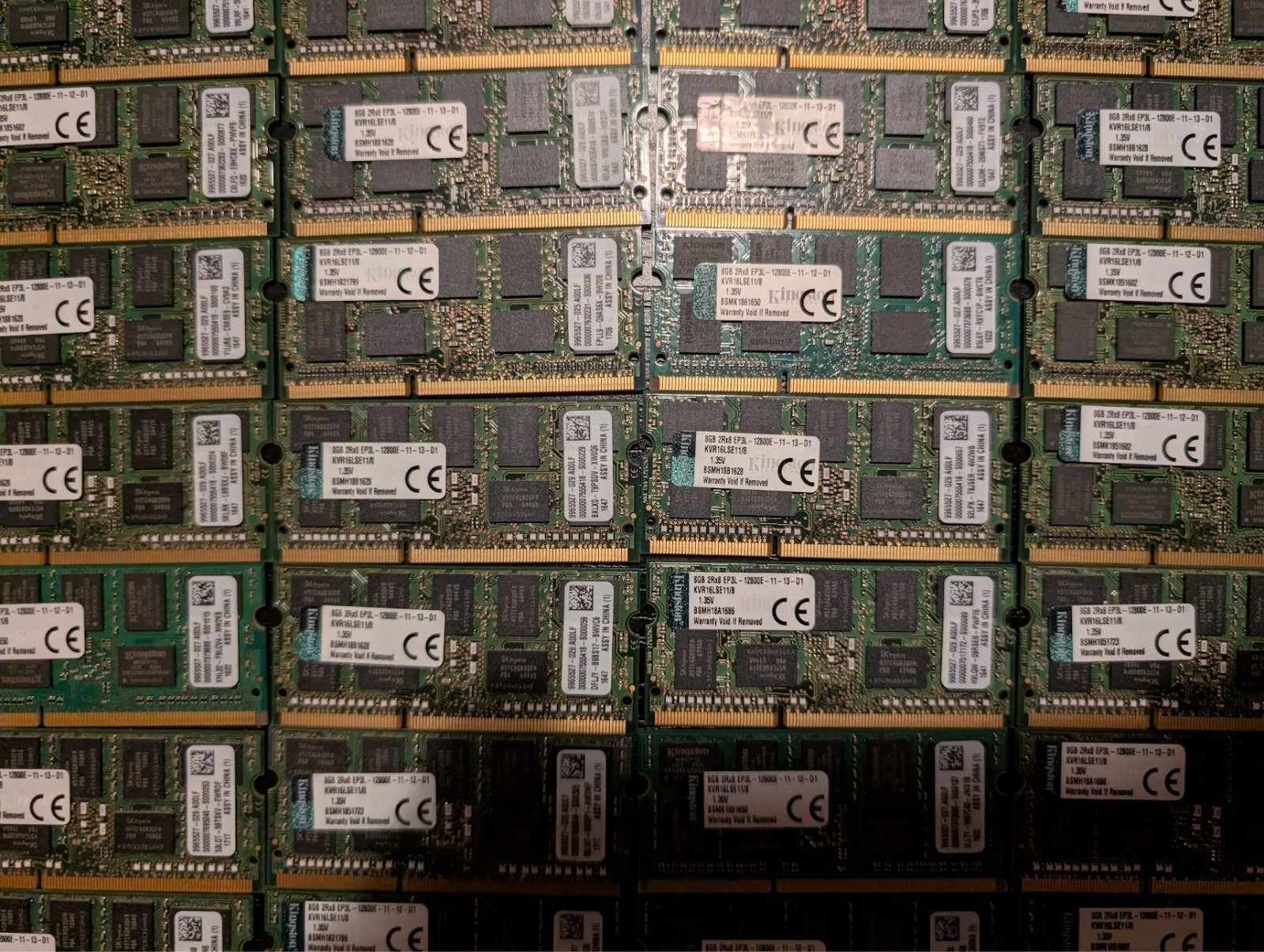 32GB Kit (4x 8GB) Kingston DDR3L 1600MHz ECC Unbuffered RAM Workstation Memory