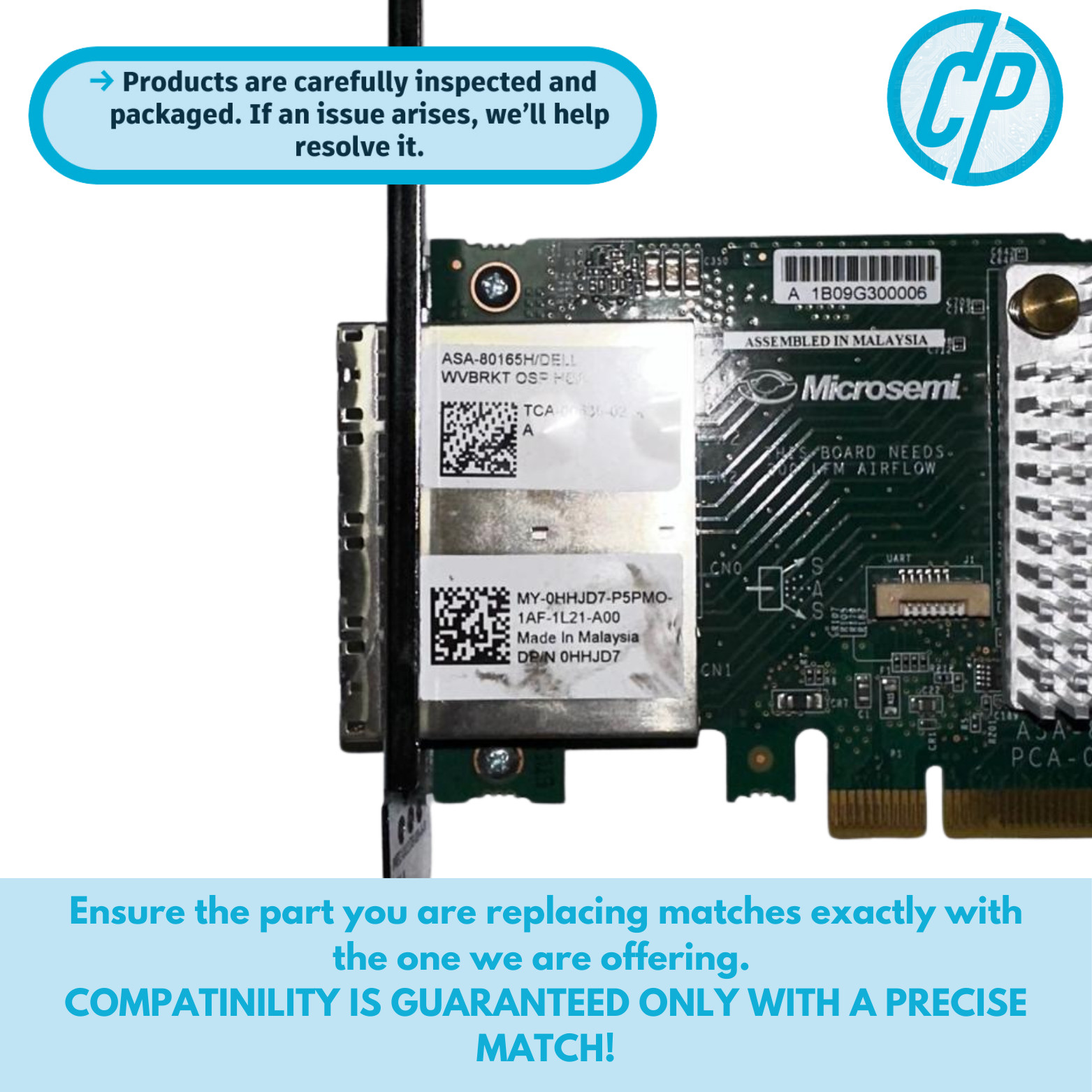 Microsemi Host Bus Adapter ASA-80165H WVBRKT OSP HBA for Dell Servers