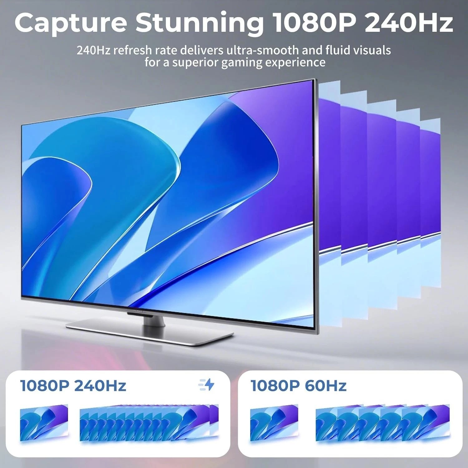 4K@60FPS Capture Card for Streaming, 2K@144FPS USB 3.0 HDMI to USBC Camera Vi…