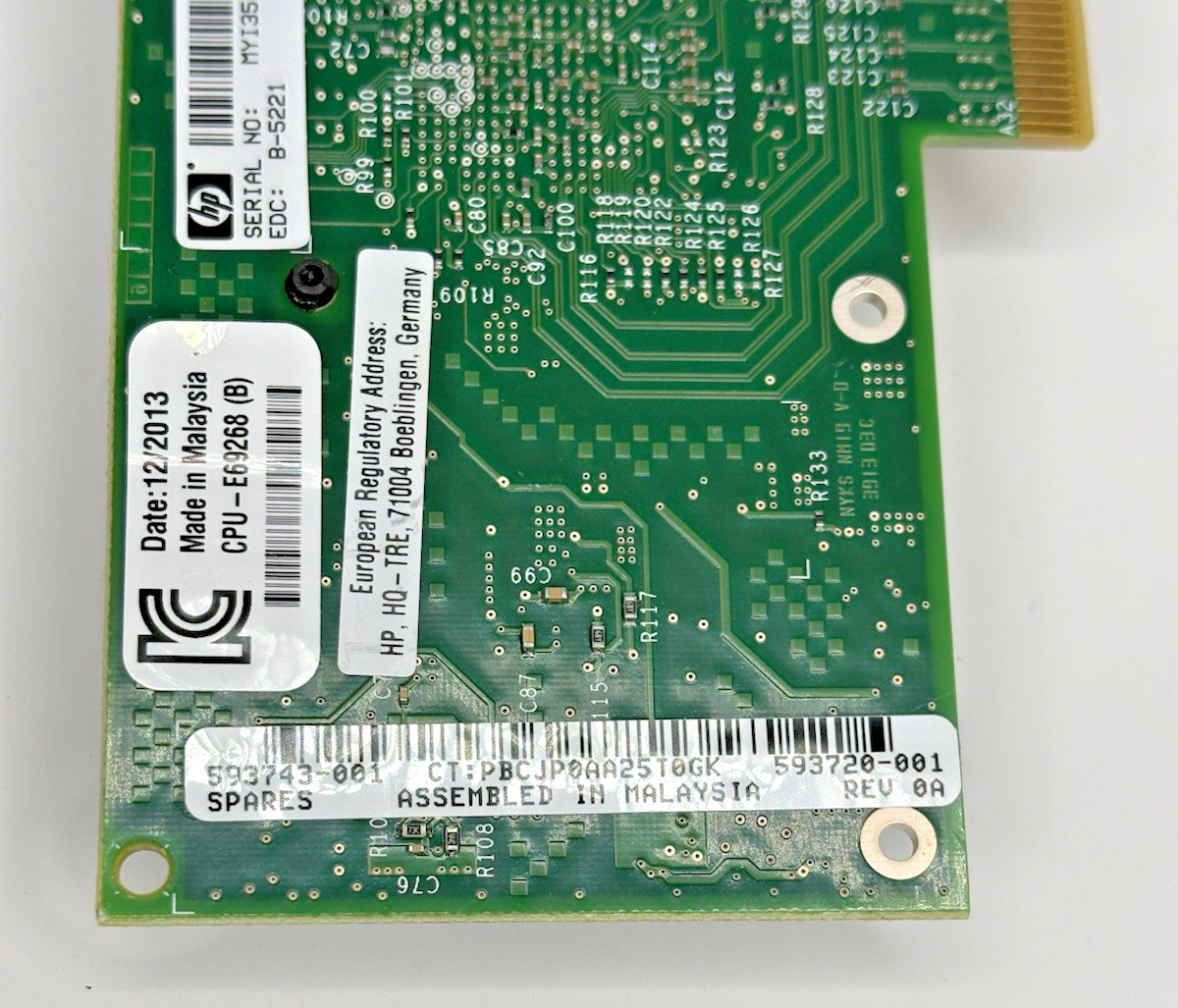 HP NC365T 593743-001 593720-001 PCIe 4 Port Gigabit Ethernet Server Adapter