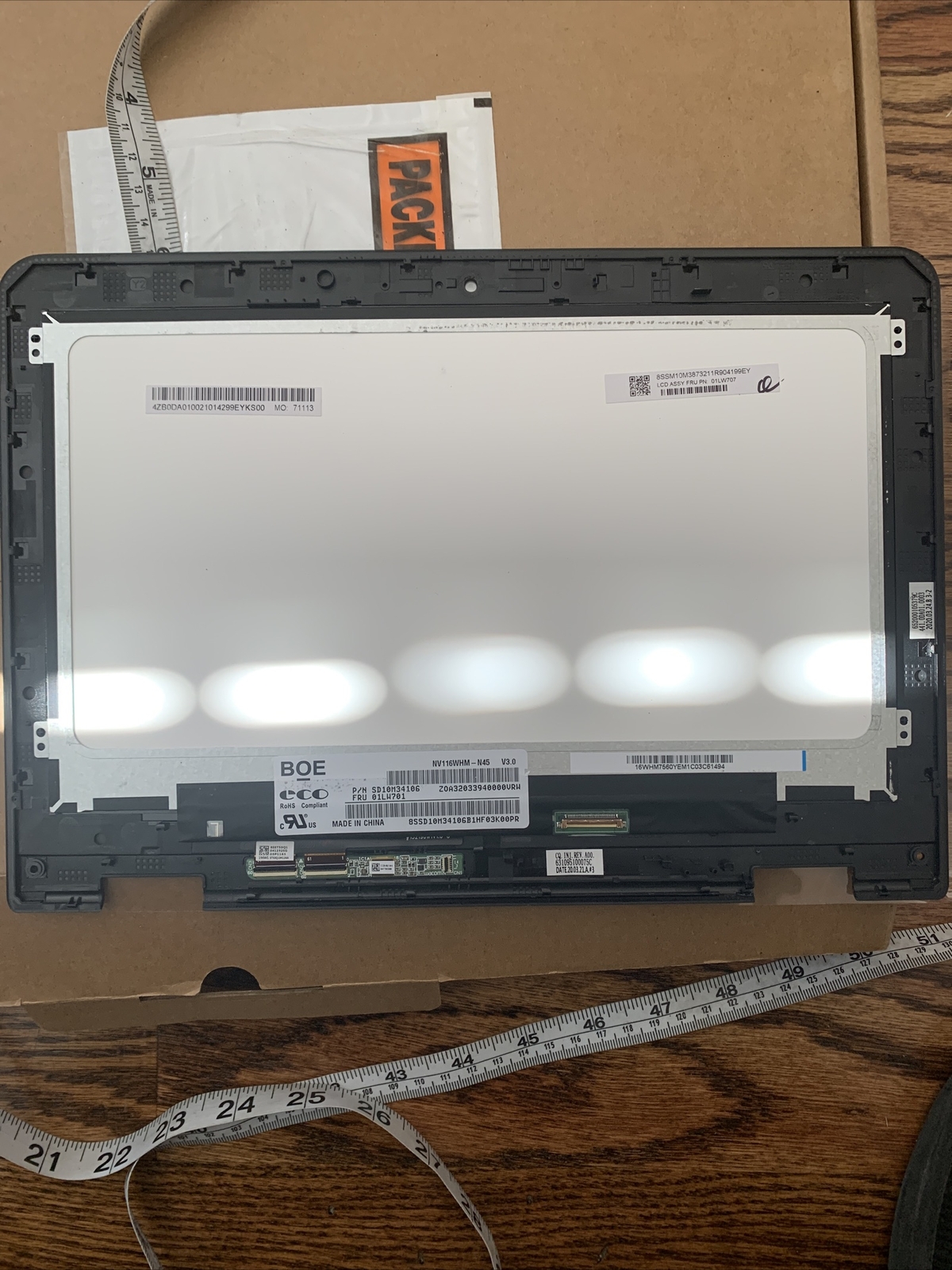 Lenovo Yoga 11e. FRU 01LW701 But Compatible With Same Fru Ending707, 704,705,706
