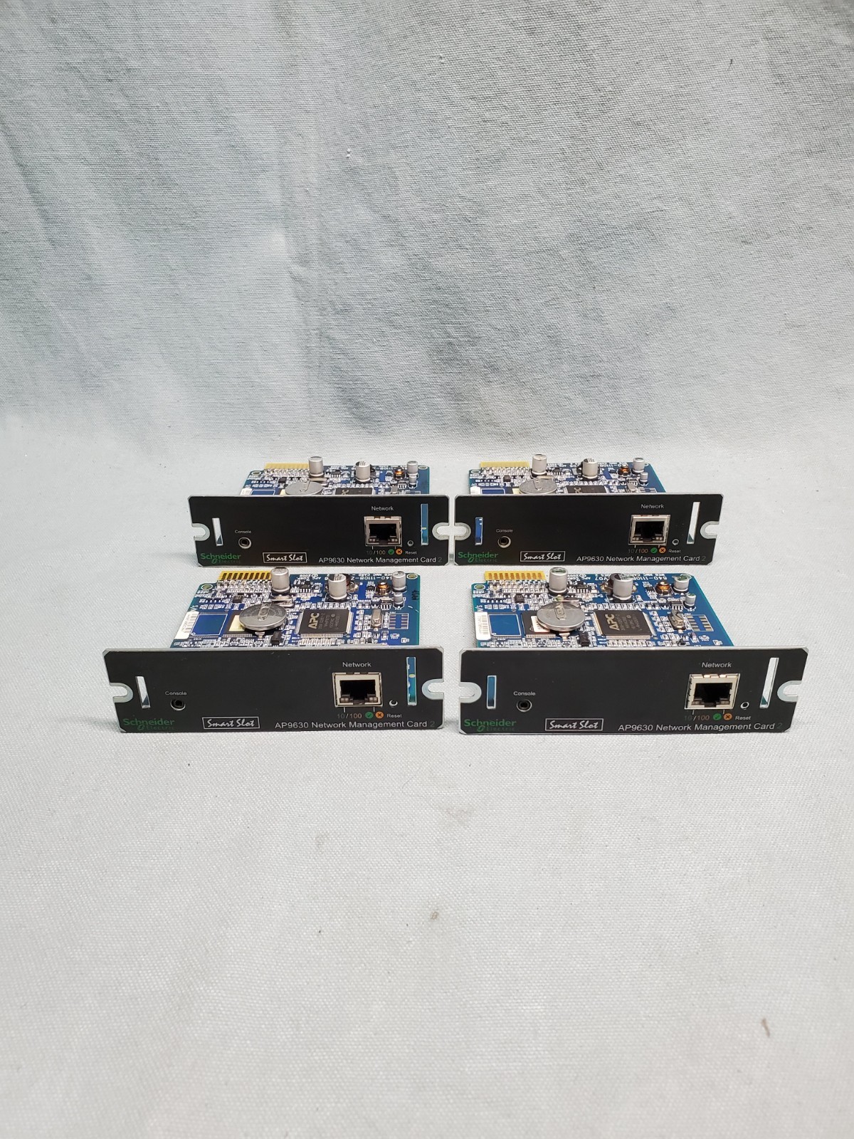 Lot of (4) APC AP9630 UPS Network Management Card 2 Smart Slot #H4 44