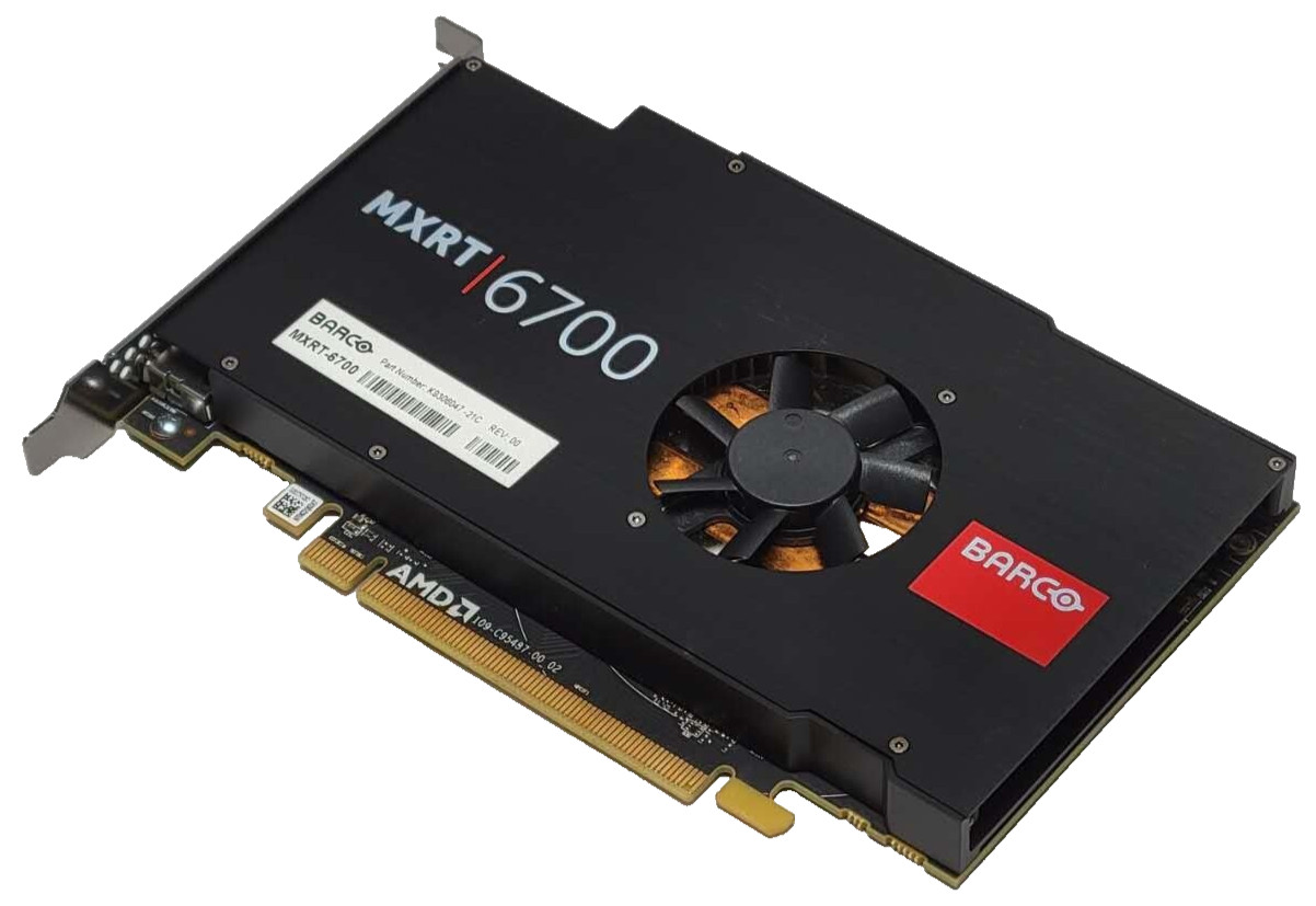 AMD BARCO MXRT 6700 8GB GDDR5 Graphics Video Card GPU