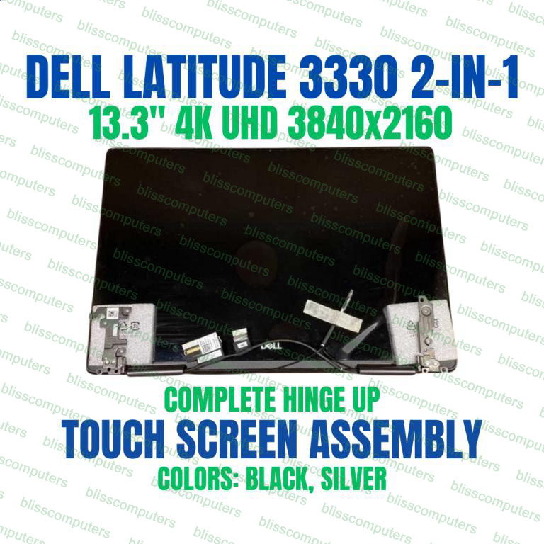 KJ4T3 Dell 13.3″ 4k Uhd Touch Screen Black Assembly I7386-7007BLK-PUSKJ4T3