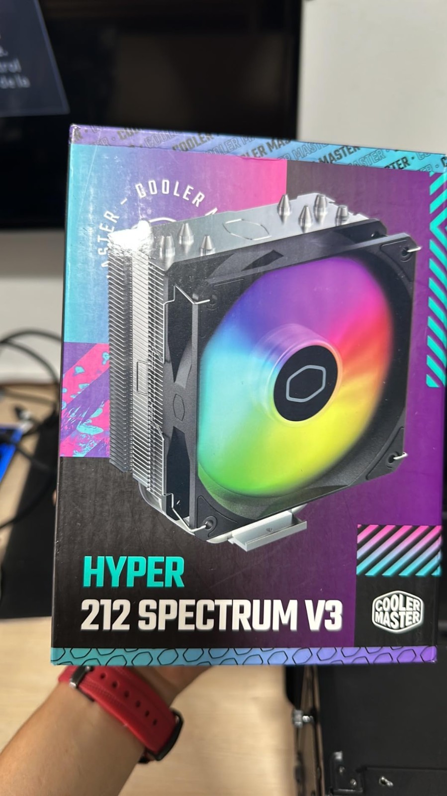 Cooler Master Hyper 212 Spectrum V3 ARGB CPU Cooler 120mm Fan AMD Intel 4-Pin