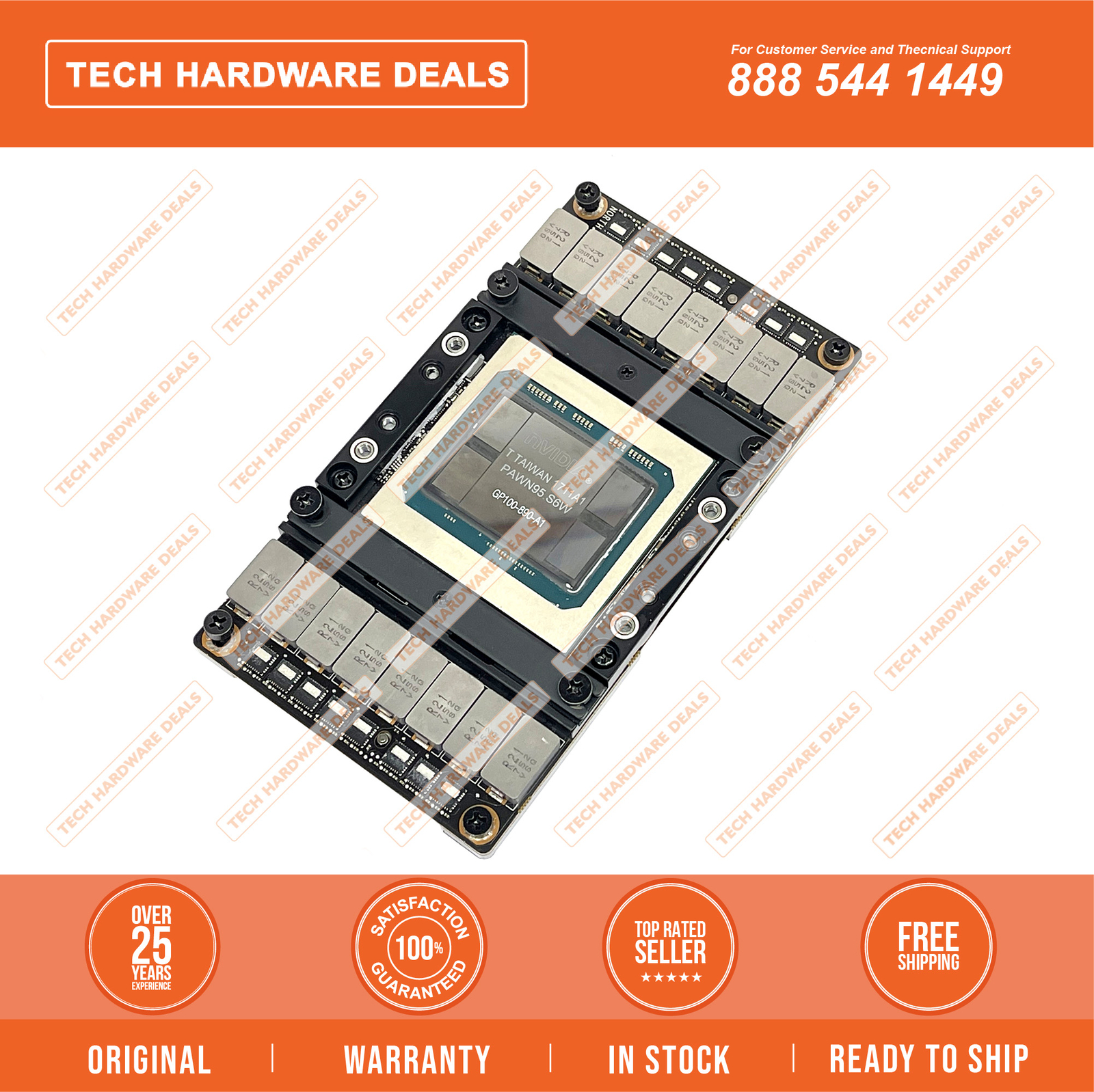 P100-SXM2-16GB-HP NEW BULK HPE NVIDIA TESLA P100 SMX2 16GB Module