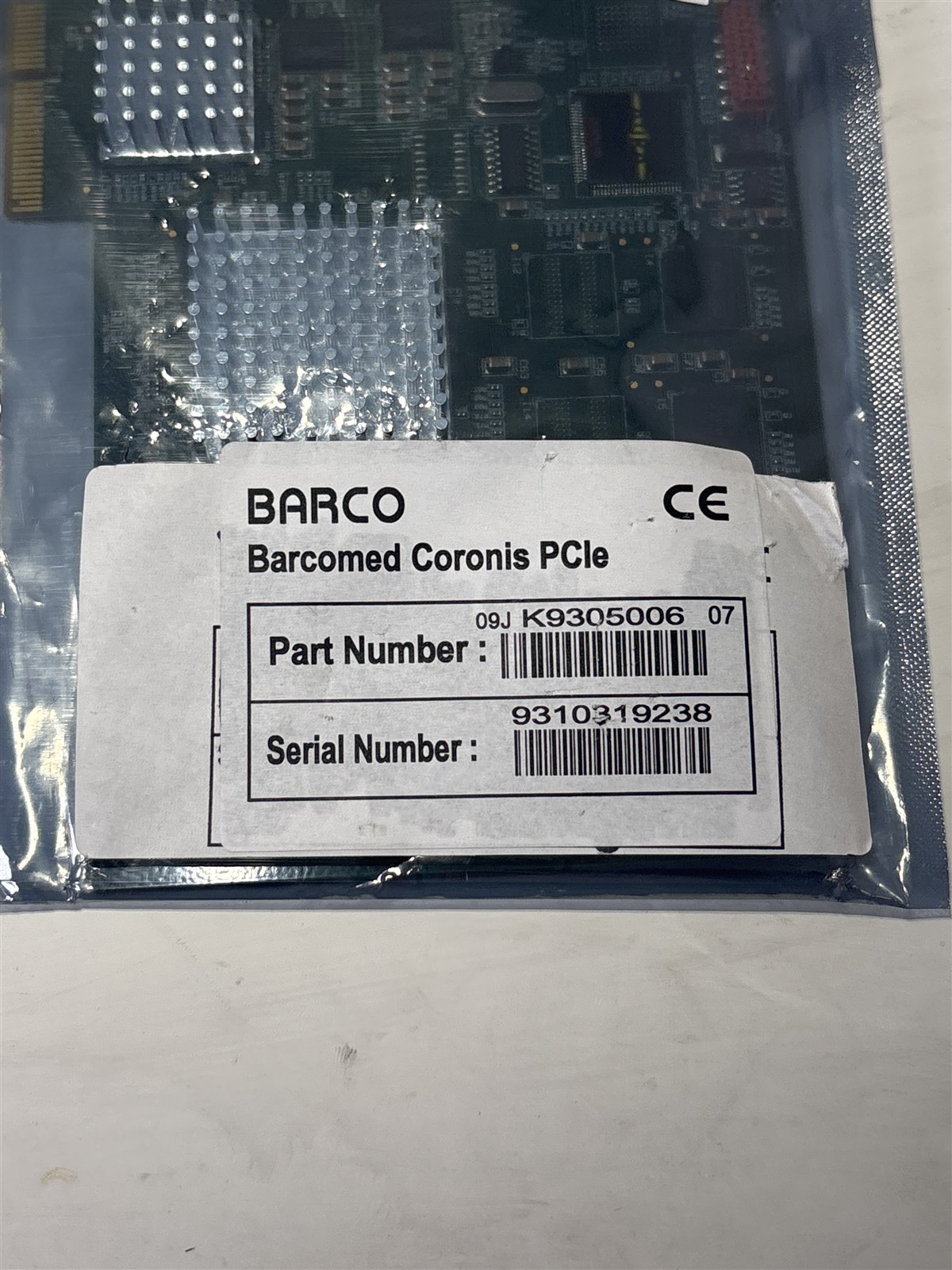 Barco K9305006 Barcomed Coronis PCIe Display Controller K750517