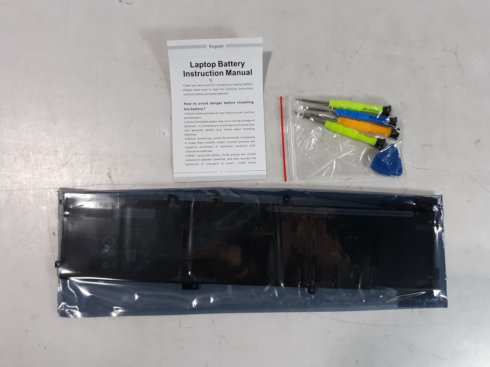 Dentsing 4GVGH 11.4V 84Wh 6-Cell Li-Ion Laptop Battery w/ Tools