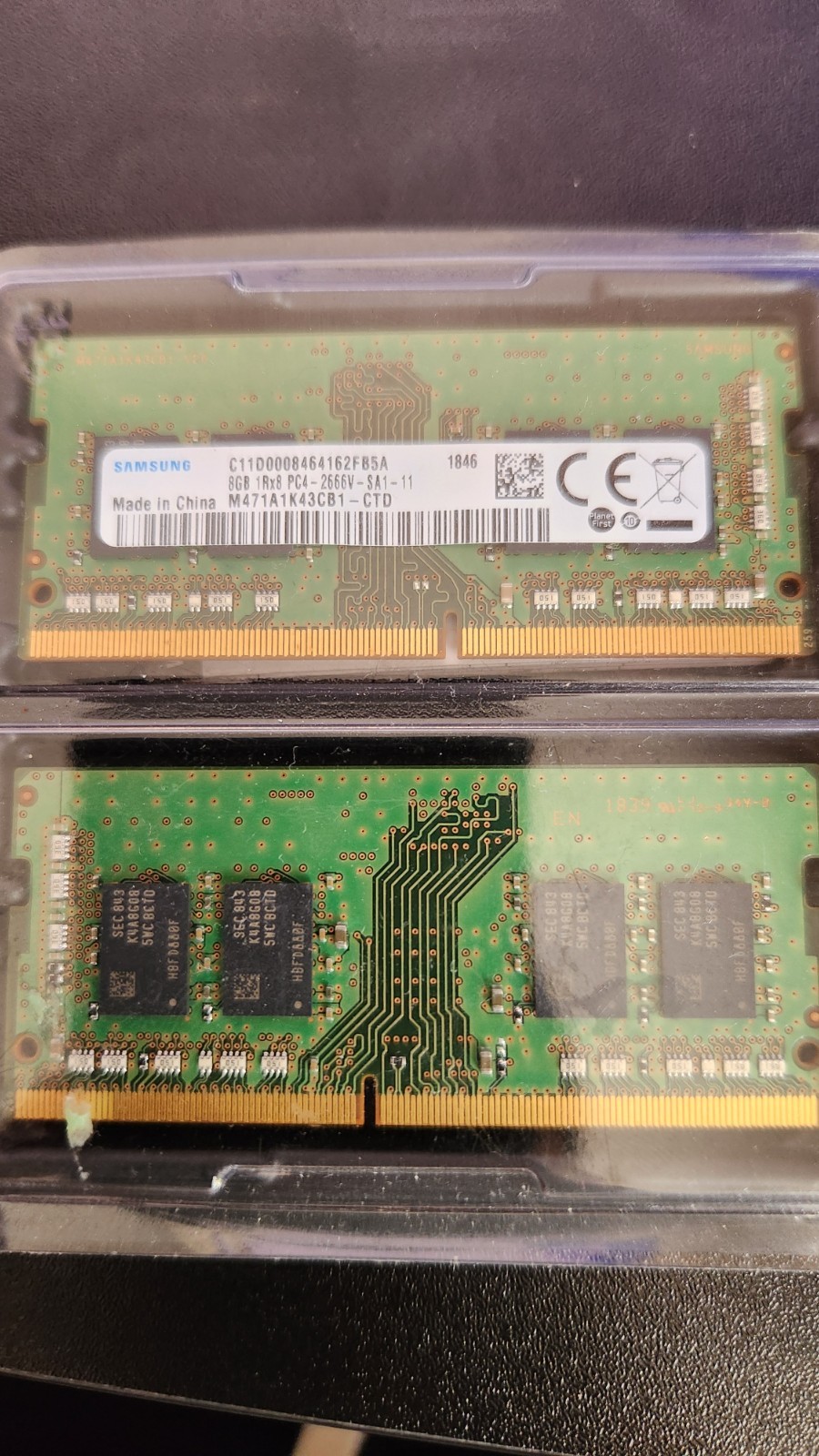 Samsung 2x8GB(16GB) PC4-21300 (DDR4-2666) Memory (M471A1K43CB1CTD)