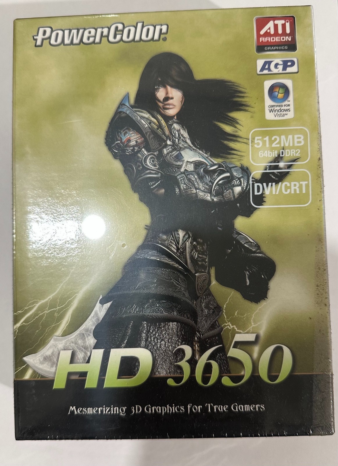 PowerColor Radeon HD 3650 512MB DDR2 AGP 8X DirectX 10.1 DVI NEUF