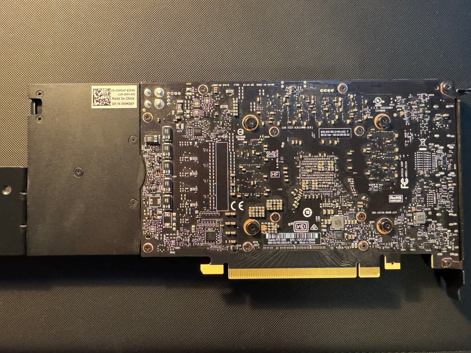 Nvidia Quadro RTX 4000 8GB GDDR6 DisplayPort, USB-C GPU | 699-5G160-0500-810