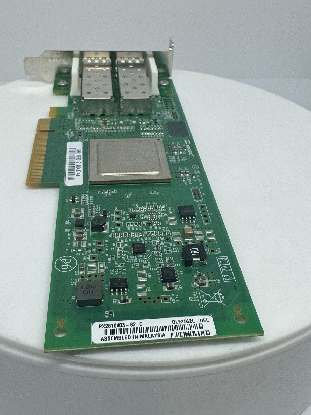 Dell QLogic QLE2562L-DEL Dual Port 8 Gb Low Profile Hot Bus Adapter DPN: 0RW9KF
