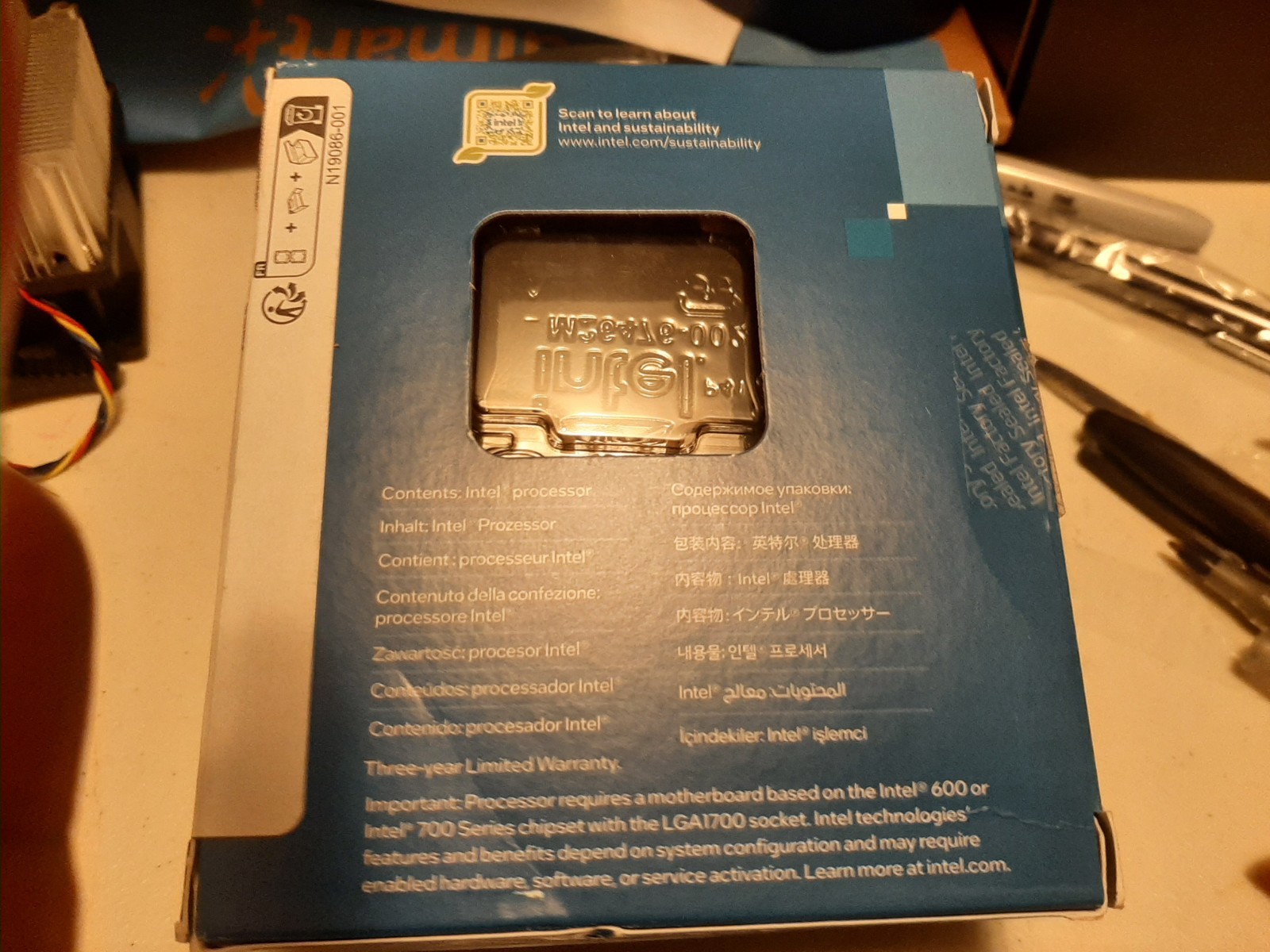 NEW BOX FOR Intel Core i5-14600k NO CPU INCLUDED REPEAT BOX ONLY