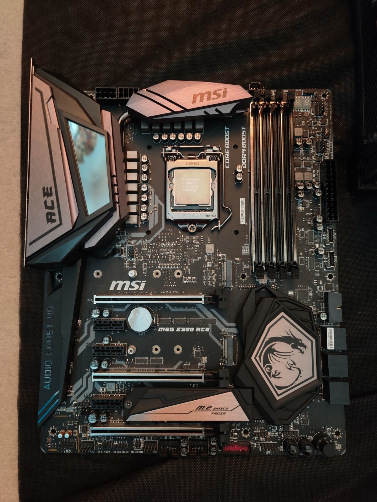 MSI MEG Z390 ACE, LGA 1151 (with i7 9700K CPU)