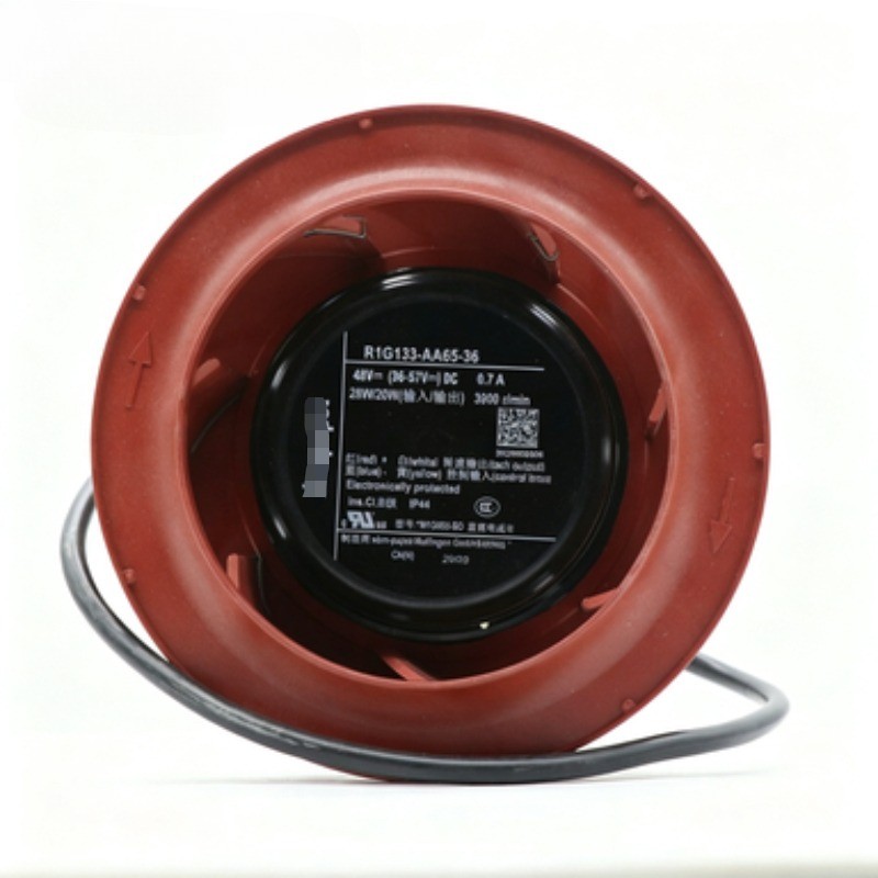 Ebmpapst R1G133-AA65-36 Centrifugal Fan DC48V 0.7A 28W φ133 For Air Purifier Fan