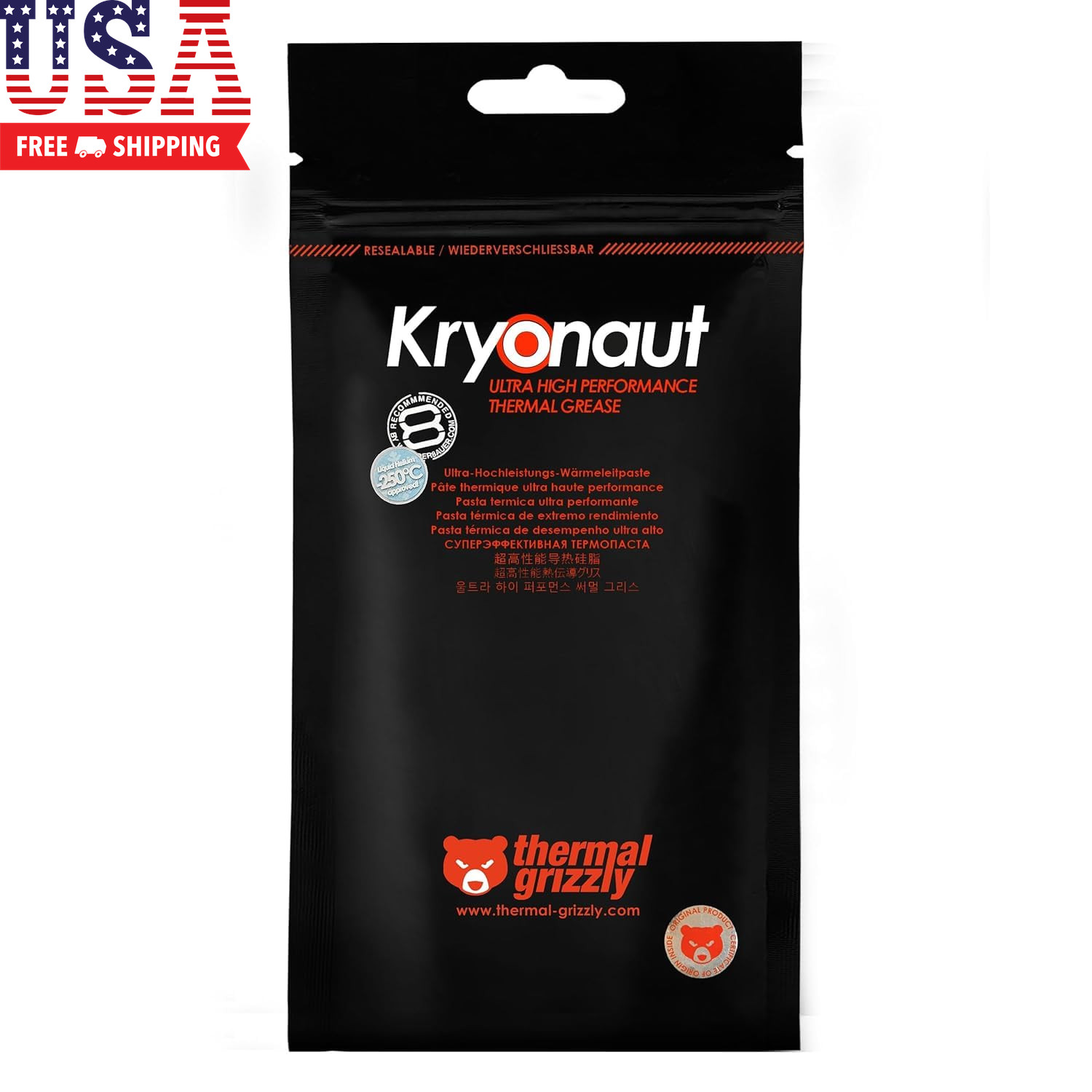 Kryonaut – 1 Gram – Extremly High Performance Thermal Paste – for Demanding Appl