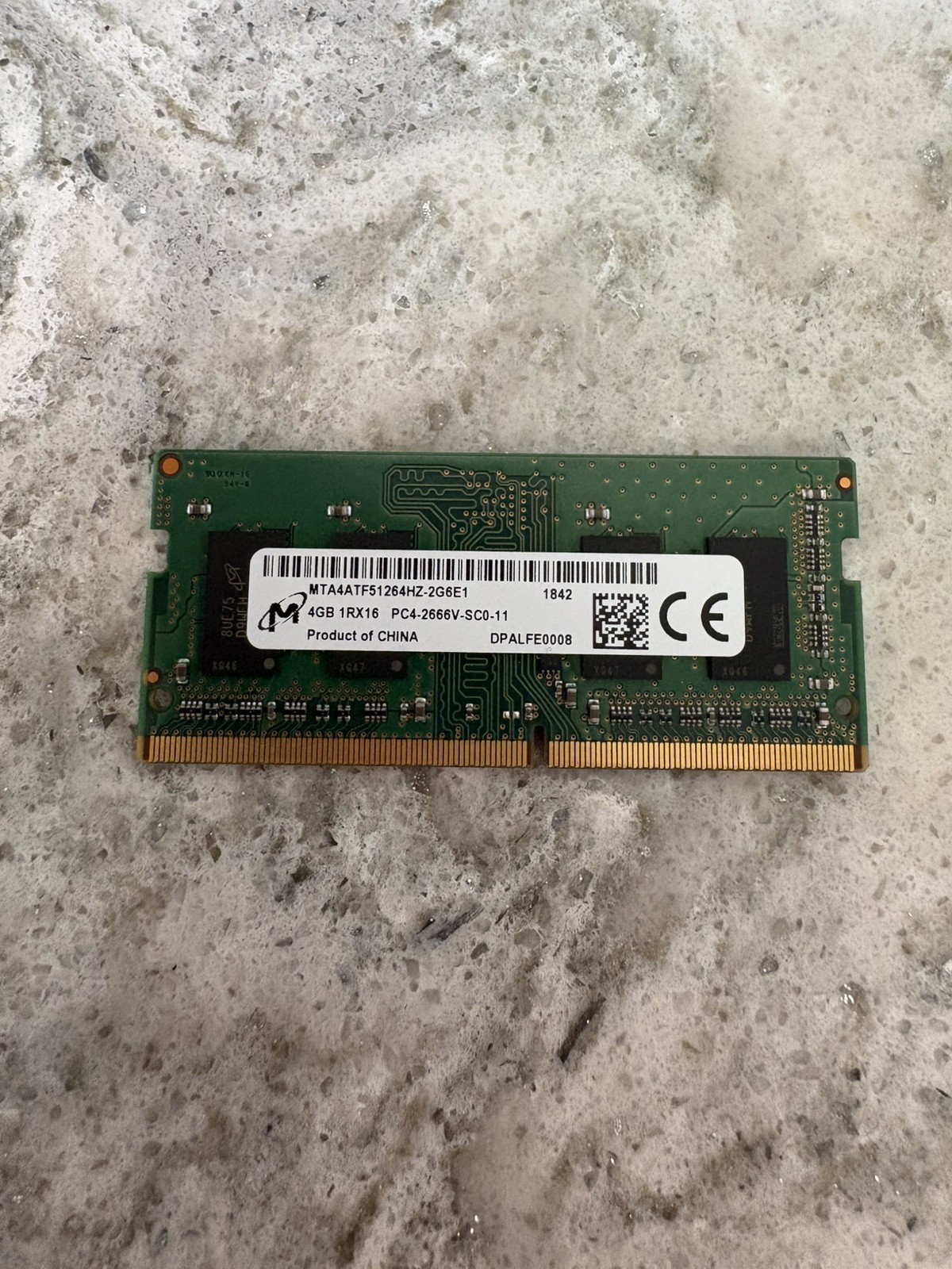 Samsung 4GB 1rx16 pc4 2666V-SC0-11 Memory SAME DAY HANDLING