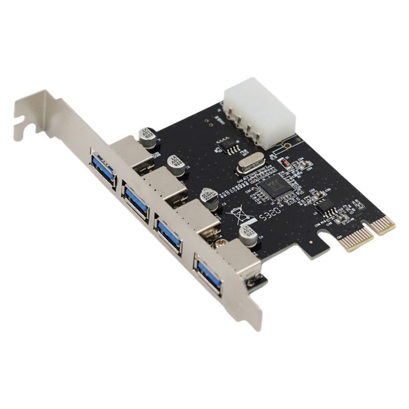 USB3.0 PCIE Expansion Card Adapter PCIE 2/4 Port USB3.0 Controller PCIe Card