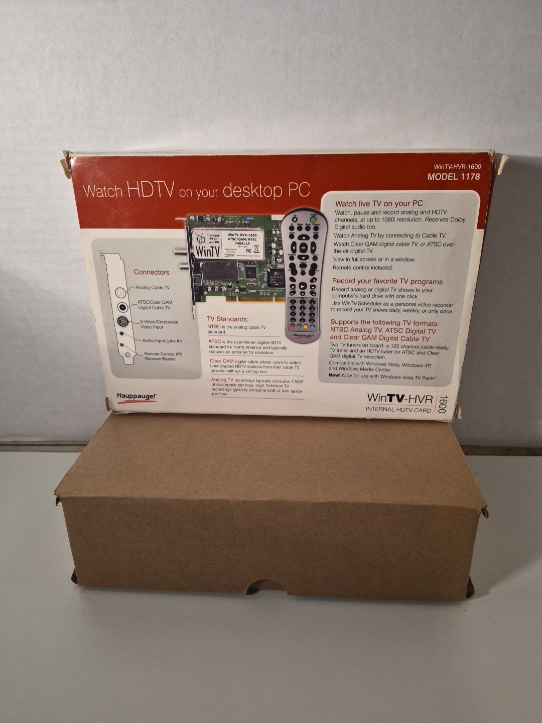 WinTV 1199 PCI WinTV-HVR-1600 Partial Kit In Box NEW COMPONENTS – NO CARD – READ