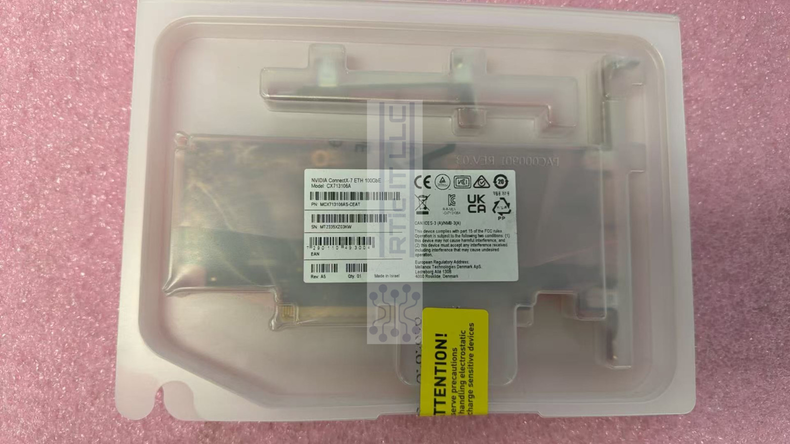 New Open Box MCX713106AS-CEAT NVIDIA ConnectX-7 100GbE QSFP PCIE