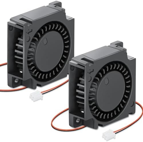 2 Pack Wathai 30mm x 10mm 5V Small DC Brushless Cooling Blower Fan for Electroni