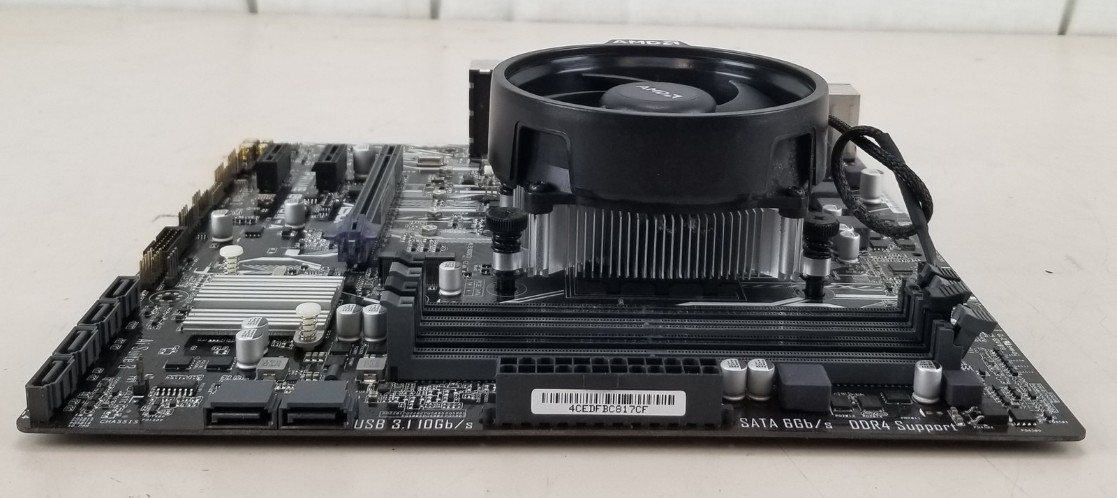 Asus Prime B350M-A Motherboard w/ AMD Ryzen 5 2400G + Faceplate