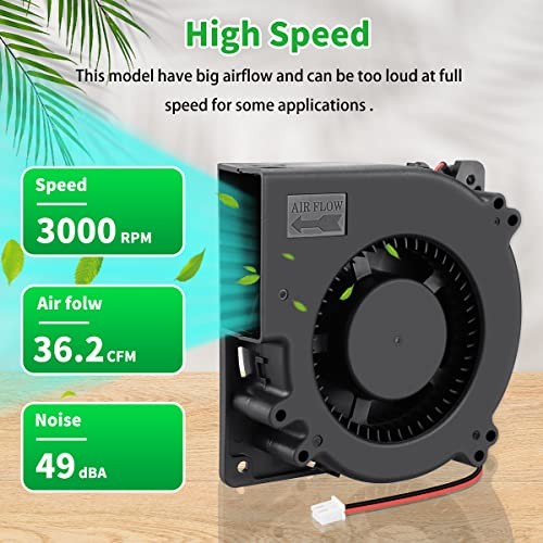 120 mm × 32 mm 12V Brushless Squirrel Cage Centrifugal Blower Fan,High 12v 2pin