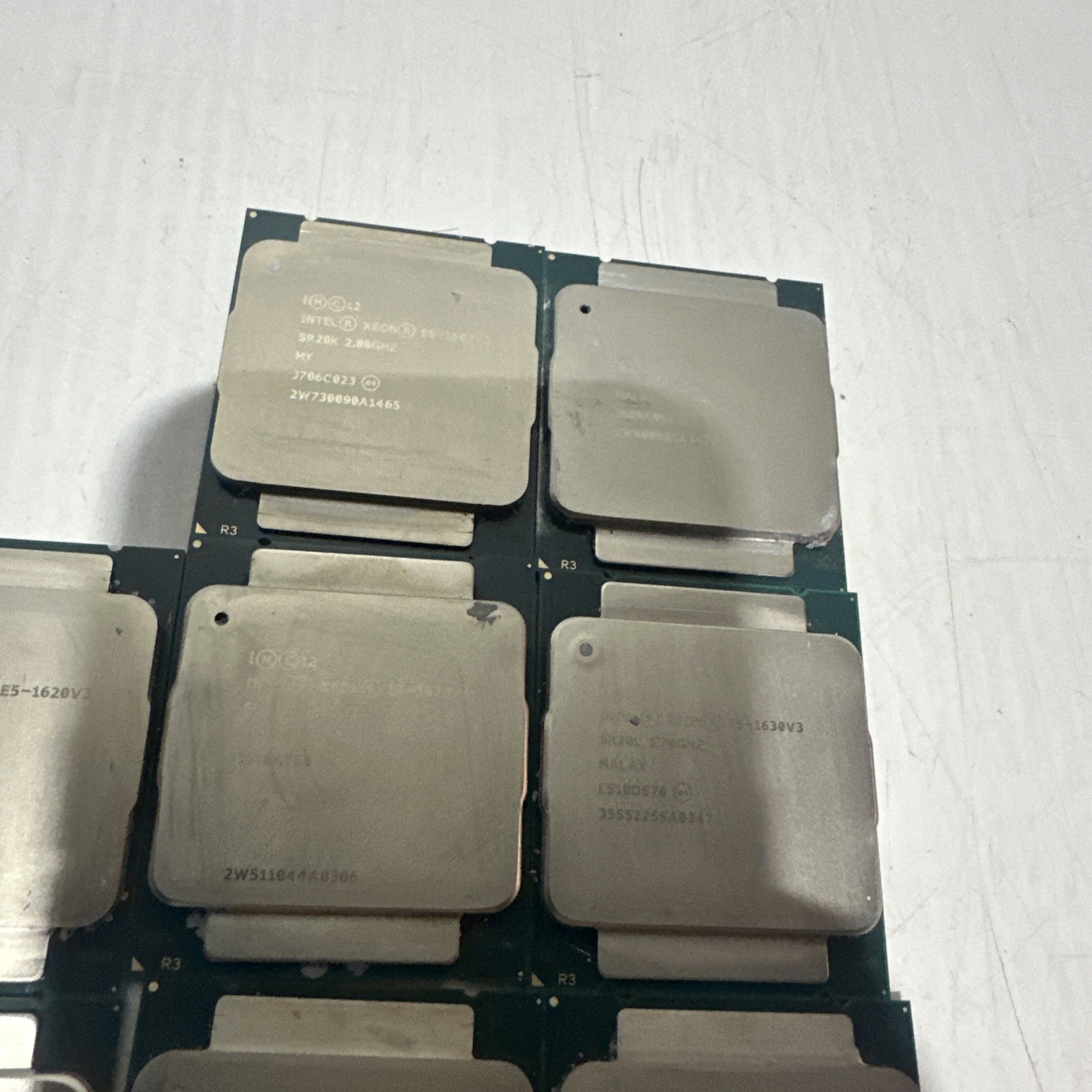 Intel Xeon E5 V3 Series Lot of 34 Processors E5-1603-E2650 V3 Free Shipping