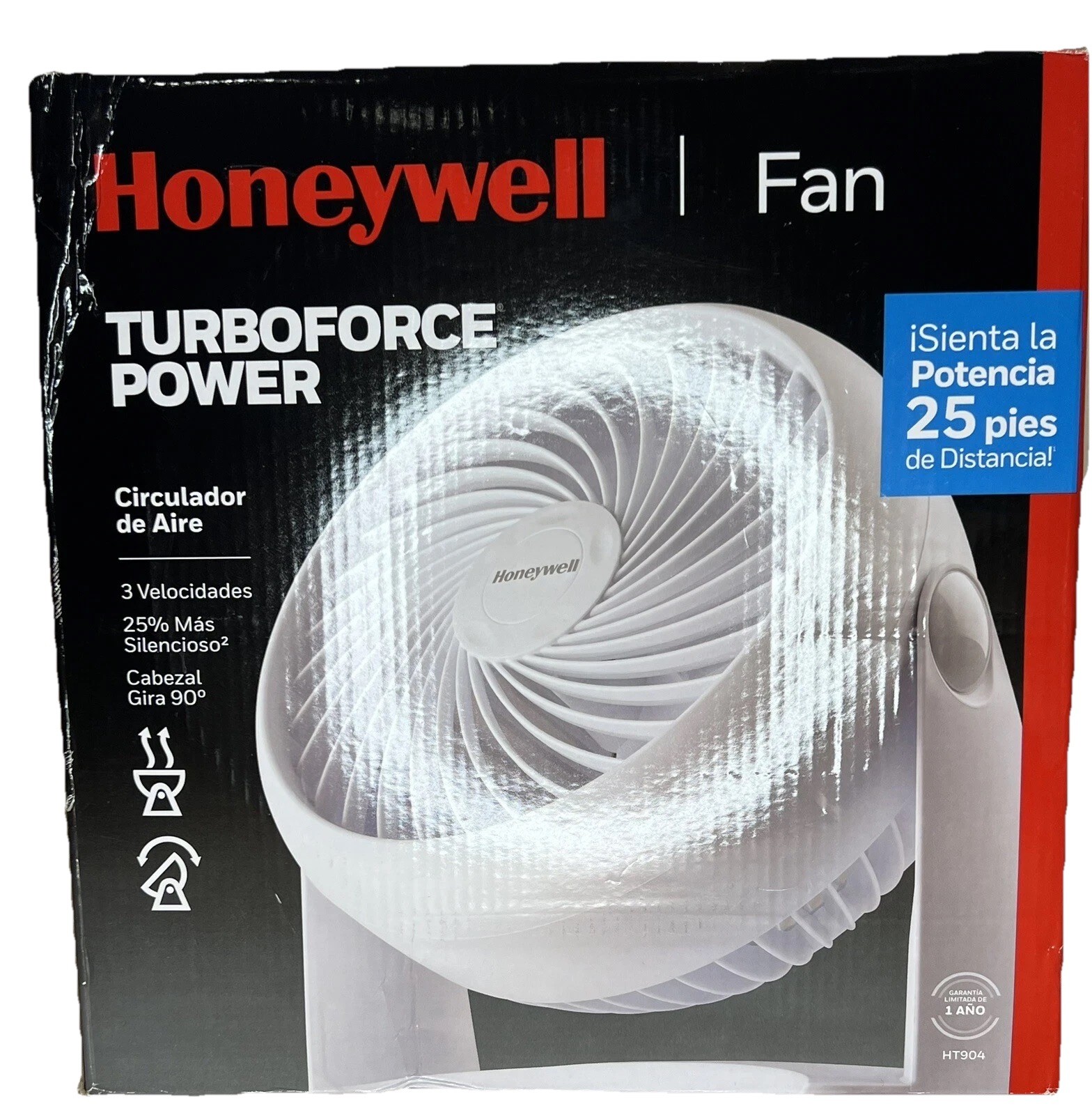 Honeywell HT-904 TurboForce Air Circulator Fan – White