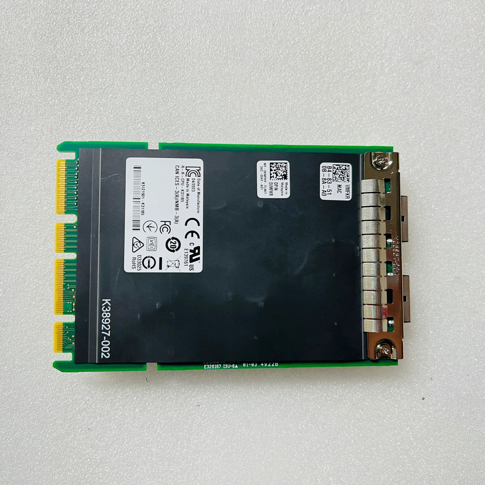 DELL X710-T2L OCP 3.0 NIC 10GBE BASE-T PN:WW2NX