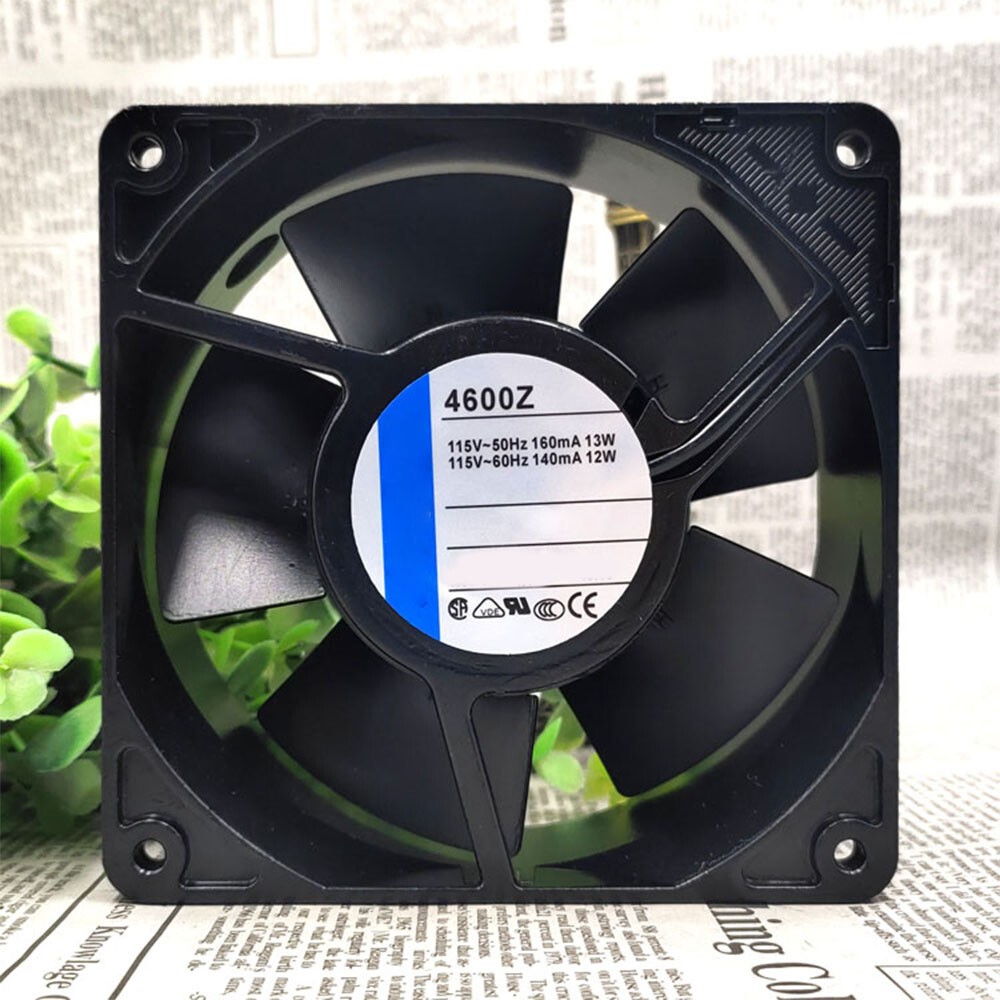 120*120*38MM Cooling Fan 4600Z 3100 RPM 115V 19/18W