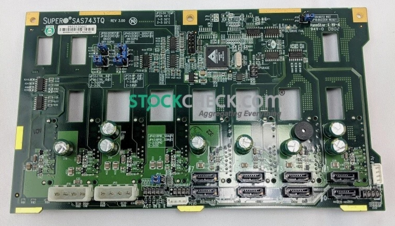 SuperMicro SAS-743TQ Super Back Panel SATA & SAS Board SAS743TQ Backplane plane